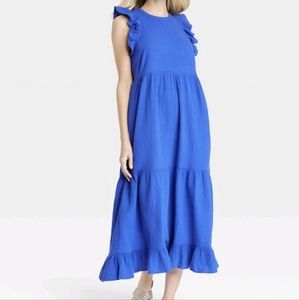 Women Gauze Short Sleeve Dreaa